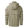 thumbnail image 3 of uikmnh Jackets for Men,Men'S Hooded Outdoor Casual Style Long Sleeved Jacket Suitable for Mountaineering,Winter Jackets for Men Size:M, 3 of 4