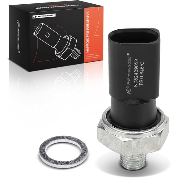 A-Premium Oil Pressure Sender [2 Pins] Compatible with Volkswagen Jetta 2005-2014, Passat 2006-2008 2012, Beetle 2006-2014, Golf, Eos, GTI, Touareg & Audi A4, A6, A4 Quattro, TT, 1.8L 2.0L 3.2L