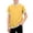Yellow, variant on Boys Cotton T-Shirts Short Sleeve Crewneck Plain Tees Top Kids Summer Lightweight Casual Loose Fit Soft Basic Tee Shirts