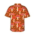 thumbnail image 3 of Balery Forest Mushrooms Print Men's Hawaiian Shirts Short Sleeve Beach Shirt Relaxed Fit Vacation Button Down Shirts-XX-Large, 3 of 9