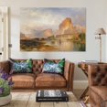 thumbnail image 3 of Thomas Moran Cliffs of Green River By Thomas Moran Art Prints Paintings Canvas Poster Room Aesthetic Poster Print Art Wall Painting Canvas Posters Gifts Modern Bedroom Decor 24x36inch(60x90cm), 3 of 6