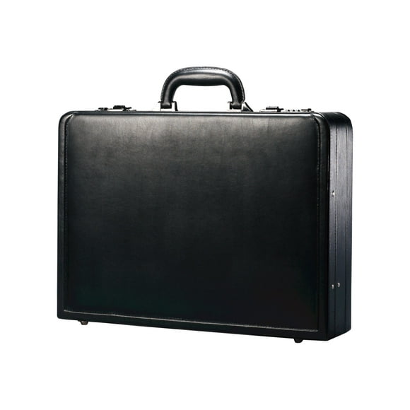 Samsonite Attache - Mallette - Cuir Véritable - Noir