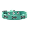 thumbnail image 1 of Arrows Widget Dog Collar Aqua Size 18, 1 of 1