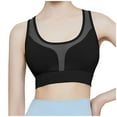 thumbnail image 2 of Christmas! Ohufall Sports Bras for Women, Women's Sports Bra Fitness Running Shockproof Yoga Tank Top Front Zipper No Steel Ring Comfort Sports Bra, 2 of 5