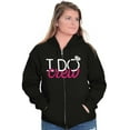 thumbnail image 4 of I Do Crew Funny Bachelorette Party Zip Hoodie Sweatshirt Women Brisco Brands L, 4 of 6