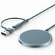 thumbnail image 1 of HAYAN Magnetic Wireless Charger Compatible with MagSafe Charger/iPhone 16e/16/16 Plus/16 Pro/16 Pro Max/15 14 13 12 Series, Wireless Mag Safe Charging Pad, Mag Charger (Blue), 1 of 1