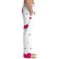 thumbnail image 3 of Fgvctg Mens Pajama Pants Valentine's Day Casual Sleepwear Wide Leg Pajama Heart Graphic High Waisted Pjs Pants Loose Spring Fall Drawstring Lounge Pants with Pockets Vermilion M, 3 of 6