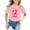 Pink, variant on Tiijoy Toddler Girls 2Nd Birthday T-Shirt Letter Print Short Sleeve T Shirt, Sizes 1-2T
