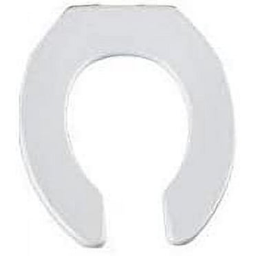 Bemis Toilet Seat Molded White White Round Round