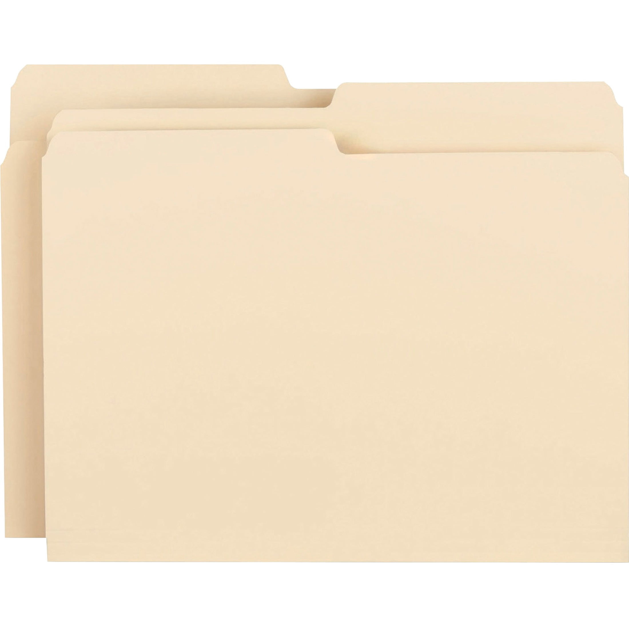 Smead, SMD10320, File Folders with Single-Ply Tab, 100 / Box, Manila