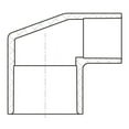 thumbnail image 2 of Lesso America 406-211 (10 Pack), Plumbing, PVC Pipe Fitting,90°Reducing Elbow, SCH40,1-1/2×1", 2 of 3