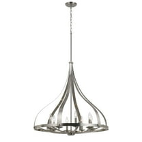 FX-3589-8 Cal Lighting Meridian-Eight Light Chandelier-28.5 Inches Wide by 29.25 Inches High -Traditional Installation