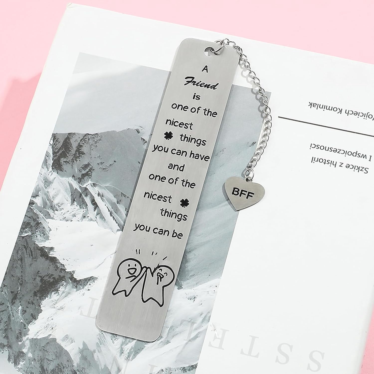 Bookmark Gifts for Best Friend Friendship Gift for Women Christmas Stocking Stuffers Friends Sentimental Gifts for Best Friend Birthday Graduation Gifts for Women Female Friend Gift Ideas