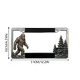 thumbnail image 2 of YUELONGHU License Plate for Exterior Heavy Duty Metal Auto Holder with Rustproof Coating Universal Fit Front Rear Bumper Sleek Protective Trim, 2 of 5