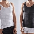 thumbnail image 4 of Ropa moldeadora de cuerpo Chaleco moldeador de cuerpo para hombres Corsé deportivo Ropa interior moldeadora de vientre Chaleco moldeador de cuerpo para reducir la barriga cervecera, 4 of 6