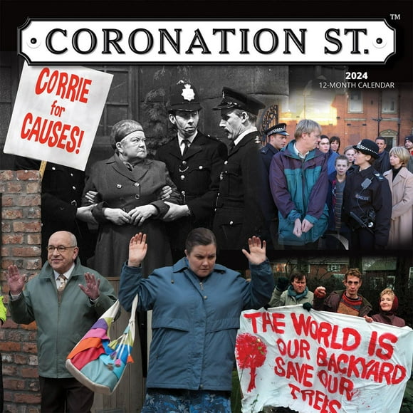 Wyman Publishing Coronation Street 2024 Mur Carré 30.48x60.96 CM, 9781525611476