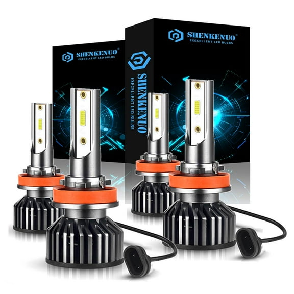 Fit For Nissan SENTRA 2013-2020 LED Headlight Bulbs,H9 High Beam and H11 Low Beam ,Pack of 4