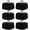 Black, variant on 6 Pack 90 Inch Round Black Polyester Tablecloth Bulk Washable Table Covers for Wedding Dining Table Buffet Parties Banquet Decor(Black)