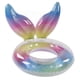 thumbnail image 3 of Flotador de piscina con lentejuelas brillantes y alas de arcoíris en degradado para fiestas de verano para niños., 3 of 14