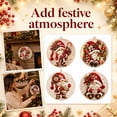 thumbnail image 2 of Christmas Gnome Pearl Diamond Art Hanging Ornament Kit, Gift Box Gnome DIY Pearl Diamond Art Craft Set, Round Acrylic Hanging Suncatcher, Farmhouse Winter Decor & Christmas Handmade Present, 2 of 8