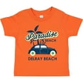 thumbnail image 3 of Inktastic Paradise Beach in Delray Beach with Palm Trees and Car Boys or Girls Toddler T-Shirt, 3 of 5