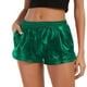 shiny green pants