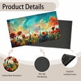 thumbnail image 3 of Abstract Poppy Flowers Door Mat 17x30 Inch, Watercolor Flowers Welcome Mats Home Decor Farmhouse Doormats,Decorations for Front Door,Indoor,Outdoor, 3 of 6