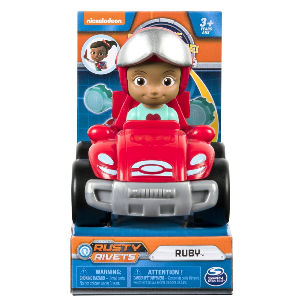 Rusty Rivets Ruby Racing Car with Bonus Parts, for Ages 3 and Up