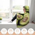 thumbnail image 5 of Funny Fruit Hooded Blanket, Cozy Wearable Blanket for Adults Flannel Soft Warm Blankets for Womens Mens Kids, 5 of 6