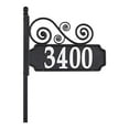 thumbnail image 2 of Nite Bright Scroll Reflective Address Post Sign, 2 of 10