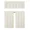 Ivory, variant on Set of 3 Pieces Kitchen Curtain Blackout K33 Taupe Rod Pocket Kitchen/Restaurant Short Window Decor