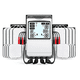 thumbnail image 1 of Electroestimulador Muscular 4 Canales 48 Modos 8pad  Malubero PLATA NEGRO, 1 of 5