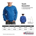 thumbnail image 4 of Unicorn Rainbow Ugly Christmas Sweater Youth Crewneck Sweatshirt with Santa Party Hat Headband, 4 of 4