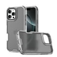thumbnail image 2 of for iPhone 15 Clear Case, Transparent Hybrid Phone Case [Rugged PC Back & Silicone/TPU Bumper & Hard PC Front Frame] Non-Yellowing Slim 3-in-1 Protective Cover for iPhone 15, Black, 2 of 7