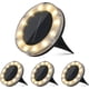 thumbnail image 1 of Lámpara solar LED para suelo, paquete de 4, 12 LED, iluminación solar para exteriores, resistente al agua IP68, luces de calle, luz enterrada para caminos, jardines, terrazas, patios y césped, 1 of 5
