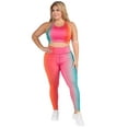 thumbnail image 4 of Women's Printed Activewear Sports Bra - Sunny Haze, XL, 4 of 5