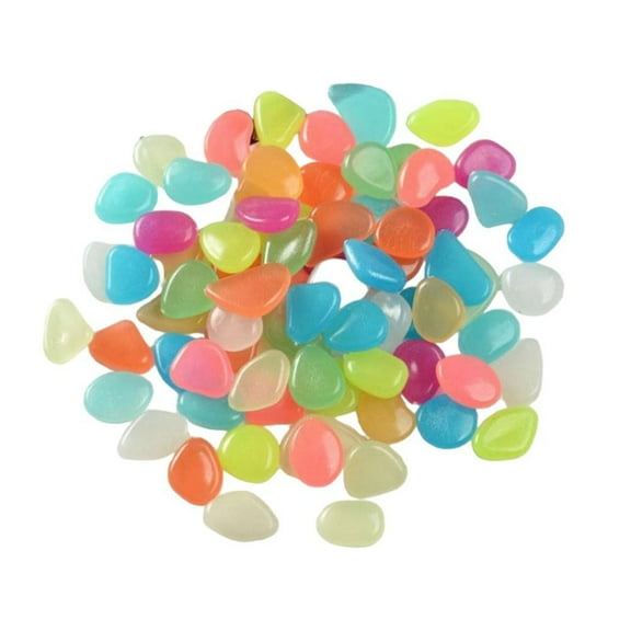 Brightly Colored Luminous Stones 100Pcs For Path Lighting Garden Decor