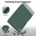thumbnail image 6 of Kenke Case for iPad Air 11-inch M3/M2 (2025/2024), iPad Air 5th/4th Generation (2022/2020) Case with Pencil Holder, Trifold Stand Case with Soft TPU Back Cover, Auto Sleep/Wake, Dark Green, 6 of 8