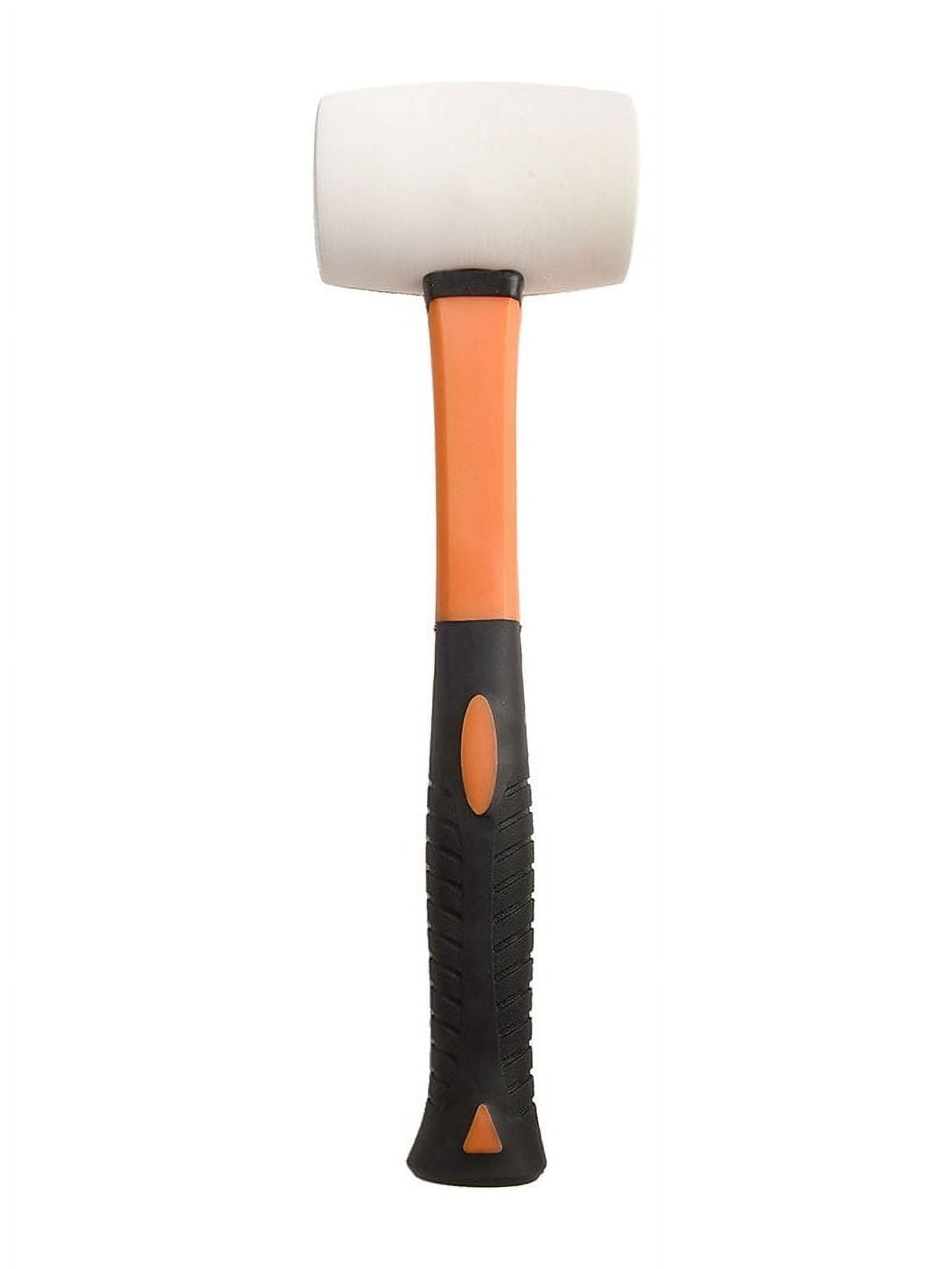 Rubber Mallet Fibreglass Handle Tile Mallet Solid Rubber Flooring Installation White Fangkenuo