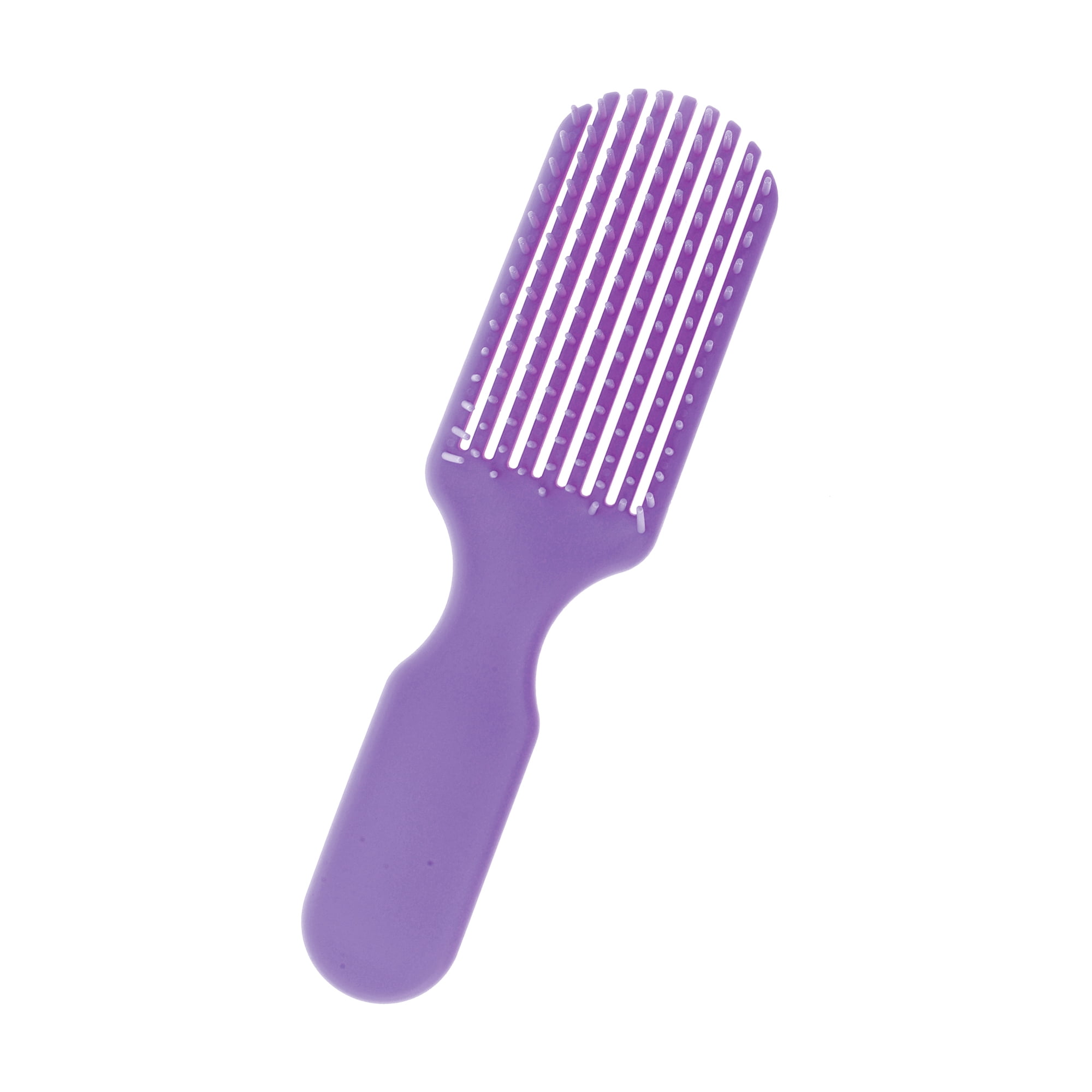 Unique Bargains 1 Pc Hollow Nine Claws Hair Brush for Daily Use Purple