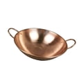 thumbnail image 4 of Olla de cobre puro, olla caliente, superficie lisa y gruesa, elegante, para estufa, sin tapa, para Picnic, hogar, senderismo, restaurante, Camping 30 centimetros, 4 of 8