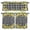 Yellow Black, variant on Lemon Kitchen Curtains, Kitchen Curtains and Valances Set of 3, Black Plaid Check Yellow Fruit Flower Floral Light Filtering Tailored Tier Curtain 24 Inch Length Drapes for Cafe Sink Bedroom