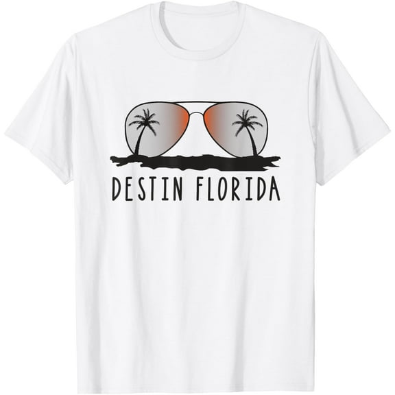 Destin Vacation Shirt Florida Beach Souvenir T-Shirt mens t shirt，white，women，funny，misfits，men，journey