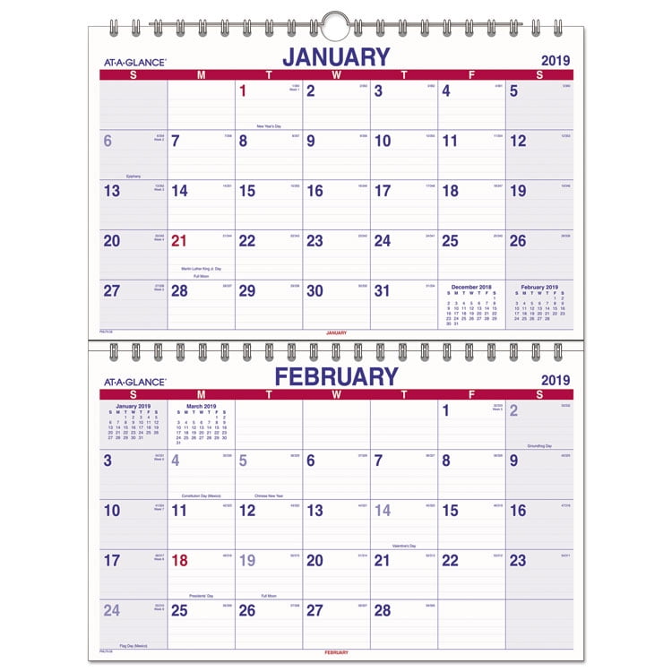 MOVEAPAGE TWOMONTH WALL CALENDAR, 22 X 28 1/2, MOVEAPAGE, 2020