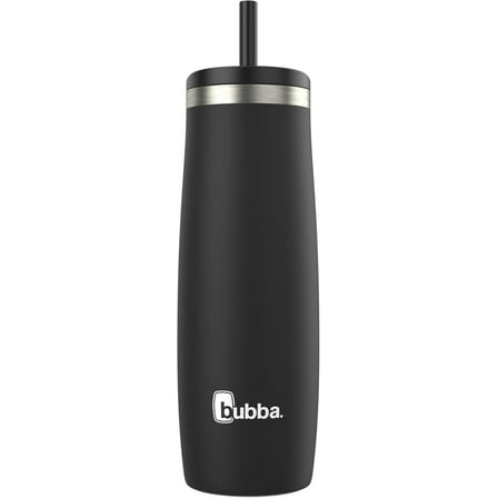 Bubba 24 oz Black Stainless Steel Tumbler with Straw and Lid
