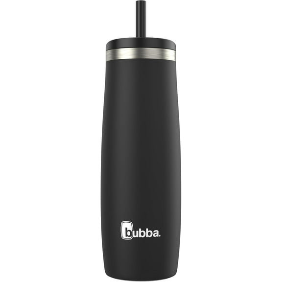 Bubba 24 oz Black Stainless Steel Tumbler with Straw and Lid