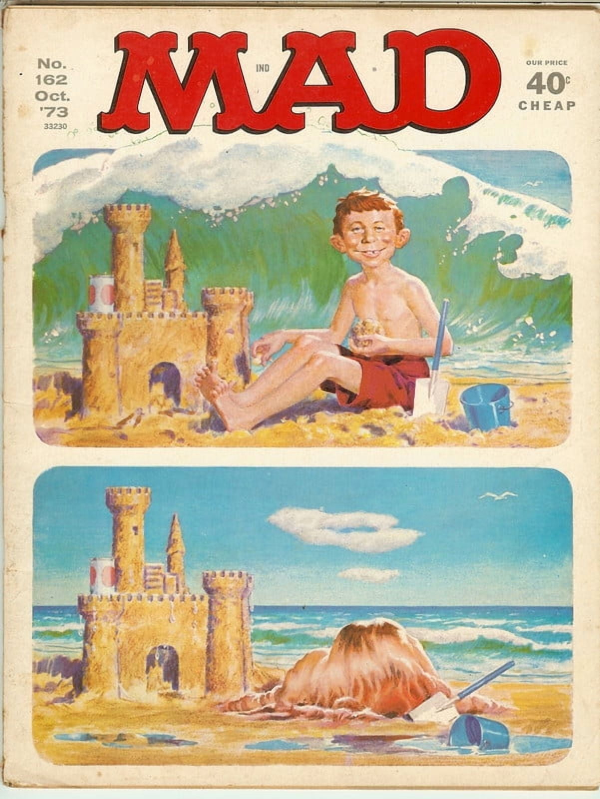 MAD Magazine Vintage Collectible #162 Oct 1973