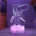 thumbnail image 1 of Luz nocturna LED 3D que cambia de color para niños con diseño de fútbol, 1 of 3