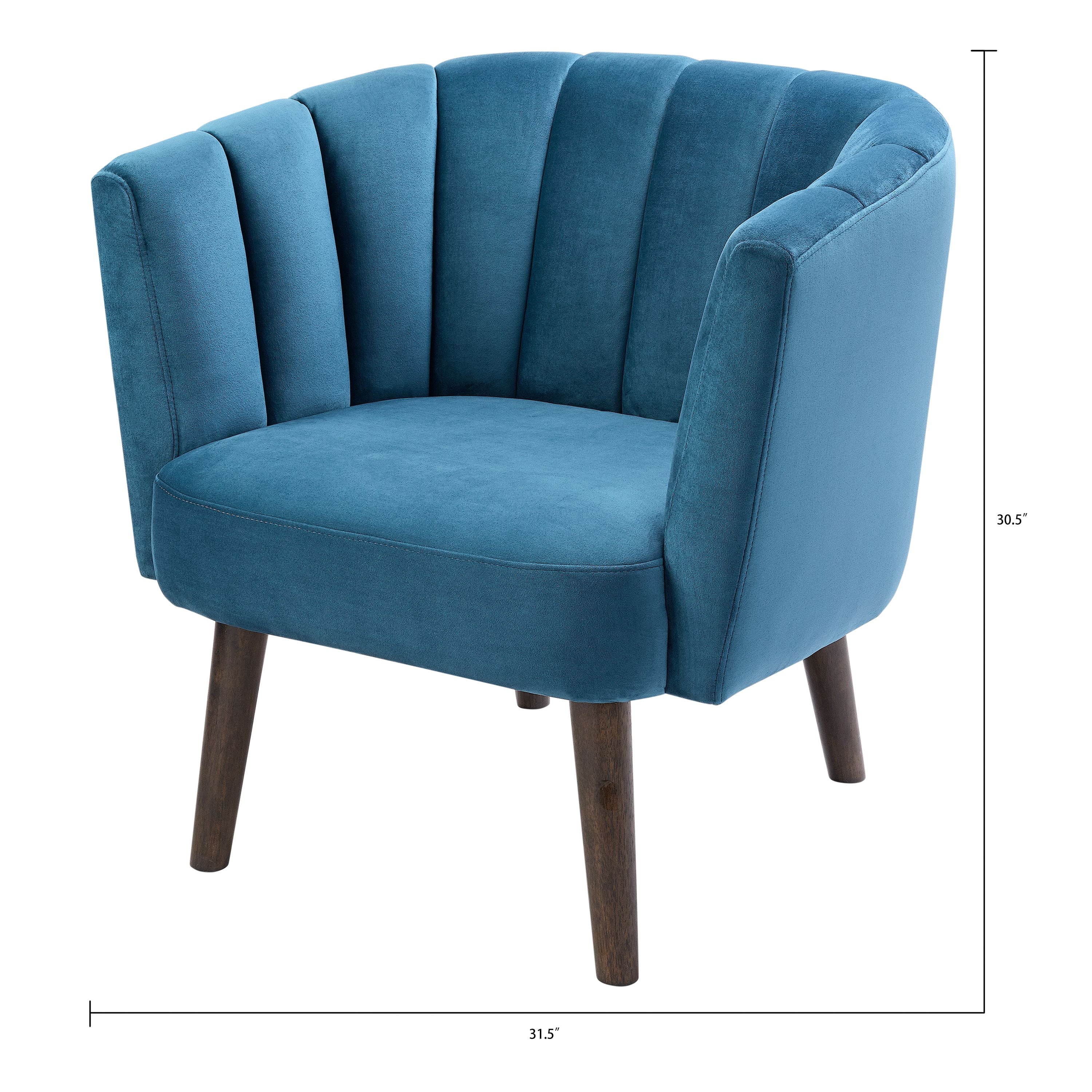 blue lounge chair