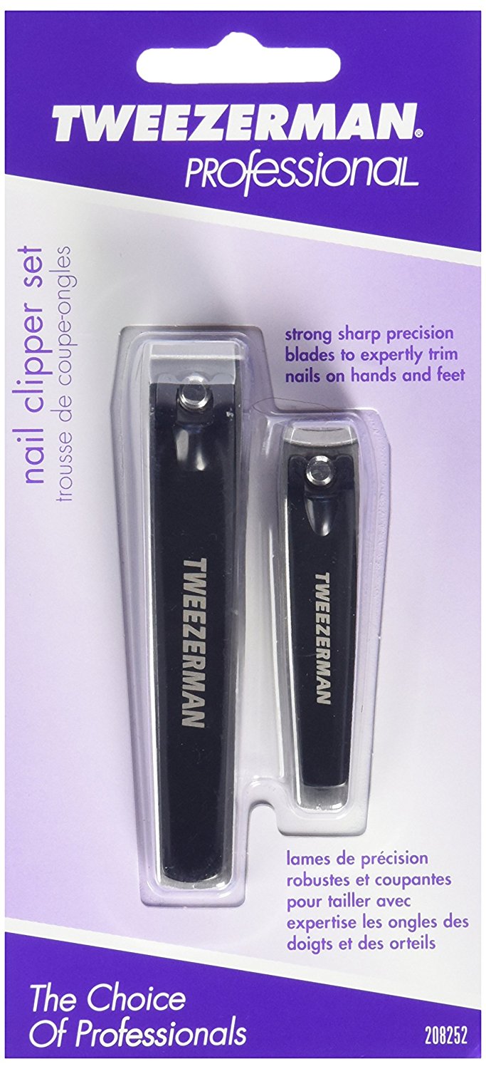 tweezerman deluxe nail clipper set
